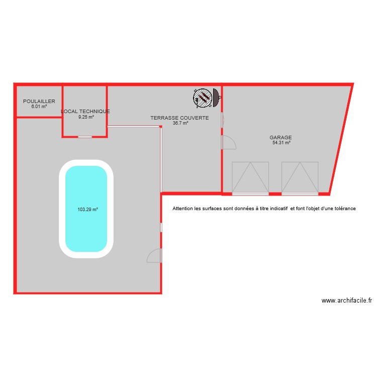 bi 6139 annexe exterieur Mariam. Plan de 0 pièce et 0 m2