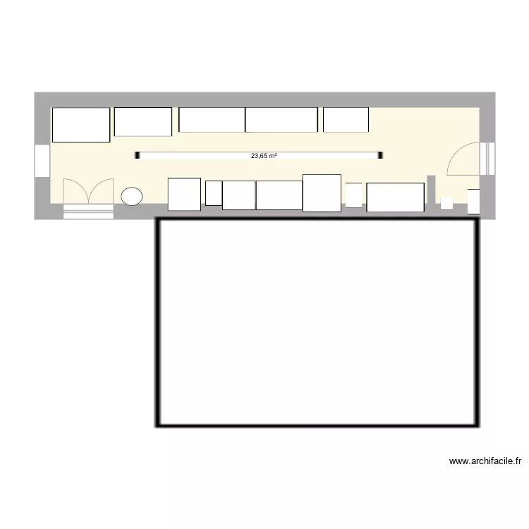 Labo cuisine. Plan de 
