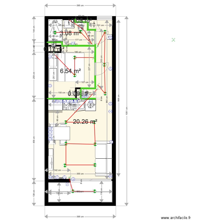 SEIGNOSSE CONSTRUCTION CUISINE. Plan de 0 pièce et 0 m2