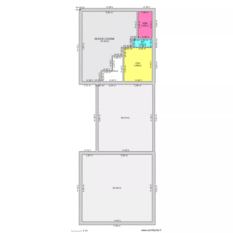 CHALET VILLE-VIEILLE BAS 2. Plan de CHALET VILLE-VIEILLE BAS 2. Plan de