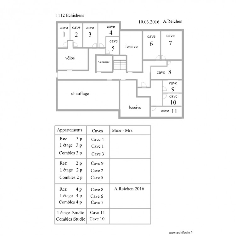 Rte du Village 48A 1. Plan de 0 pièce et 0 m2