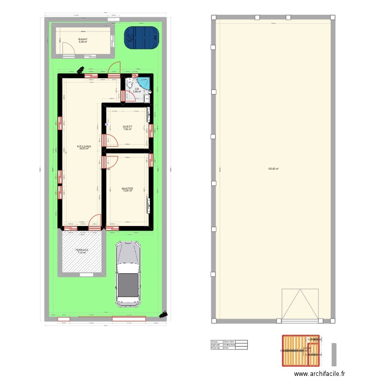 Francis5. Plan de 7 pièces et 213 m2