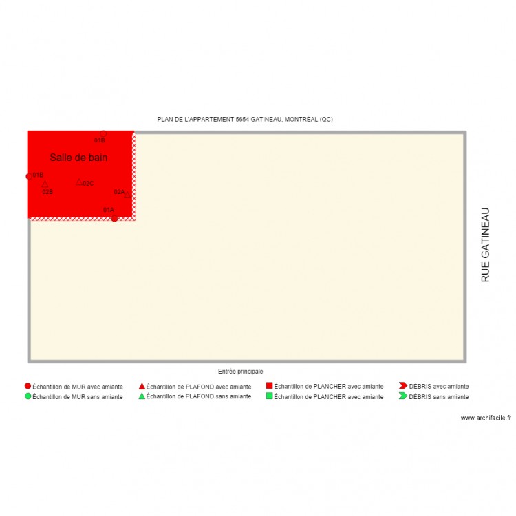 5654 GATINEAU. Plan de 0 pièce et 0 m2