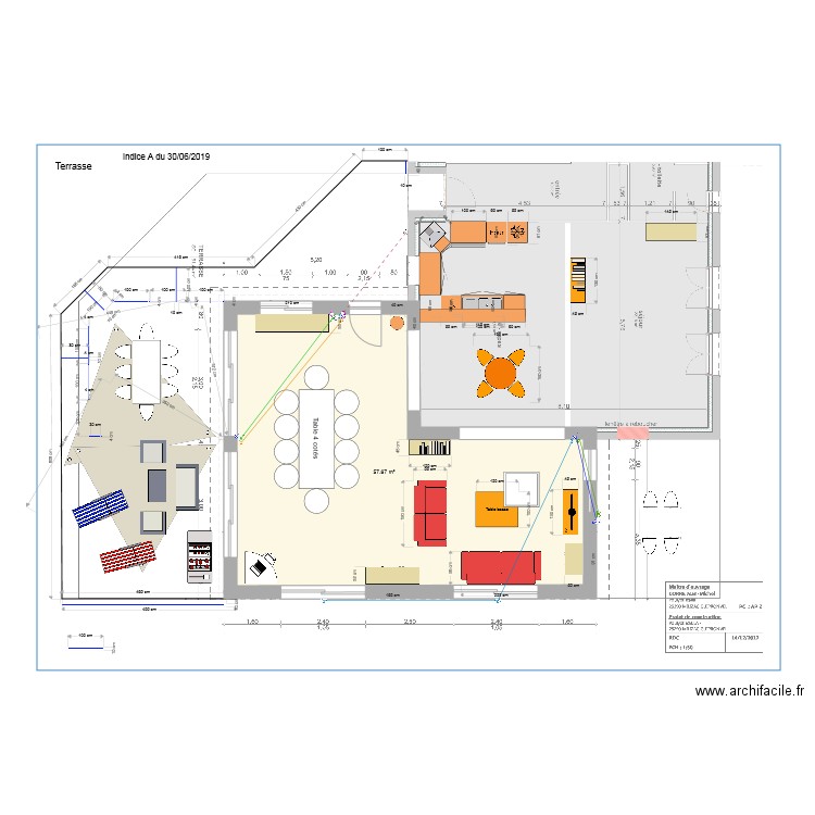 Terrasse 5. Plan de 0 pièce et 0 m2