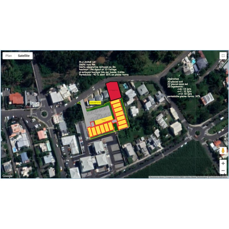 JH 35 LOGEMENTS LIBRES. Plan de 47 pièces et 7877 m2