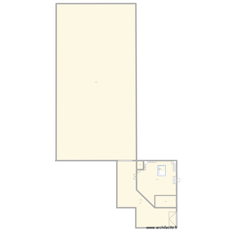 DEPOT ACTUELLE. Plan de 5 pièces et 1193 m2