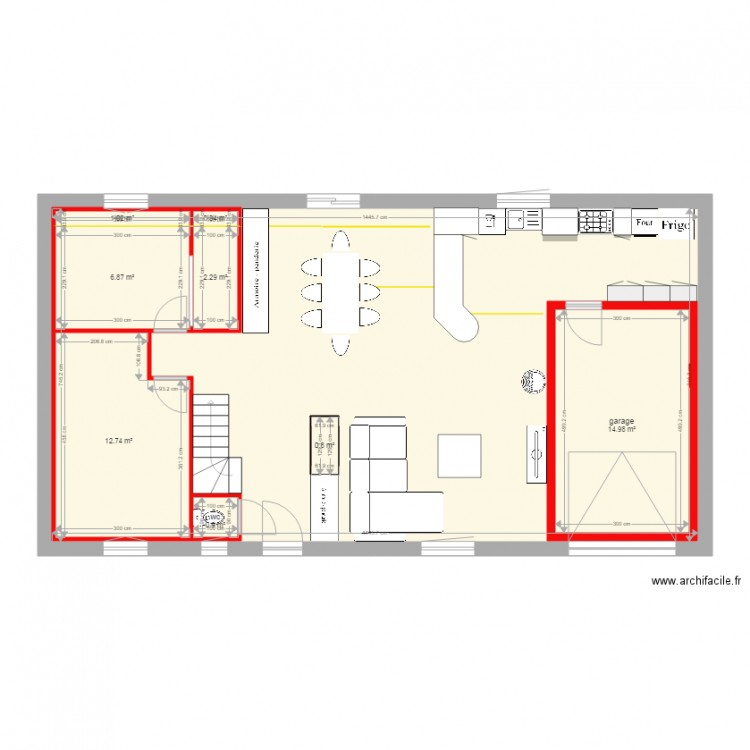 Plan Baheux. Plan de 0 pièce et 0 m2