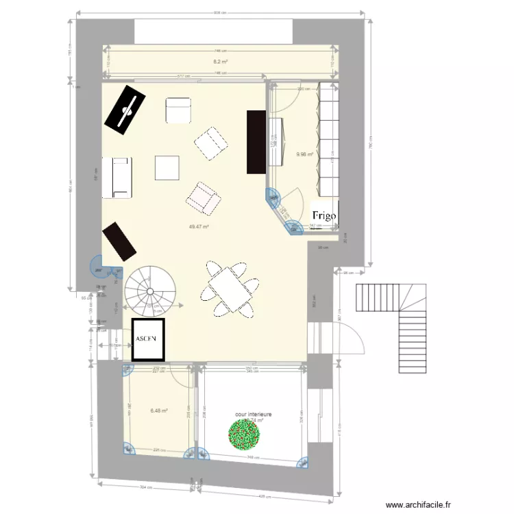 sejour maman14. Plan de 