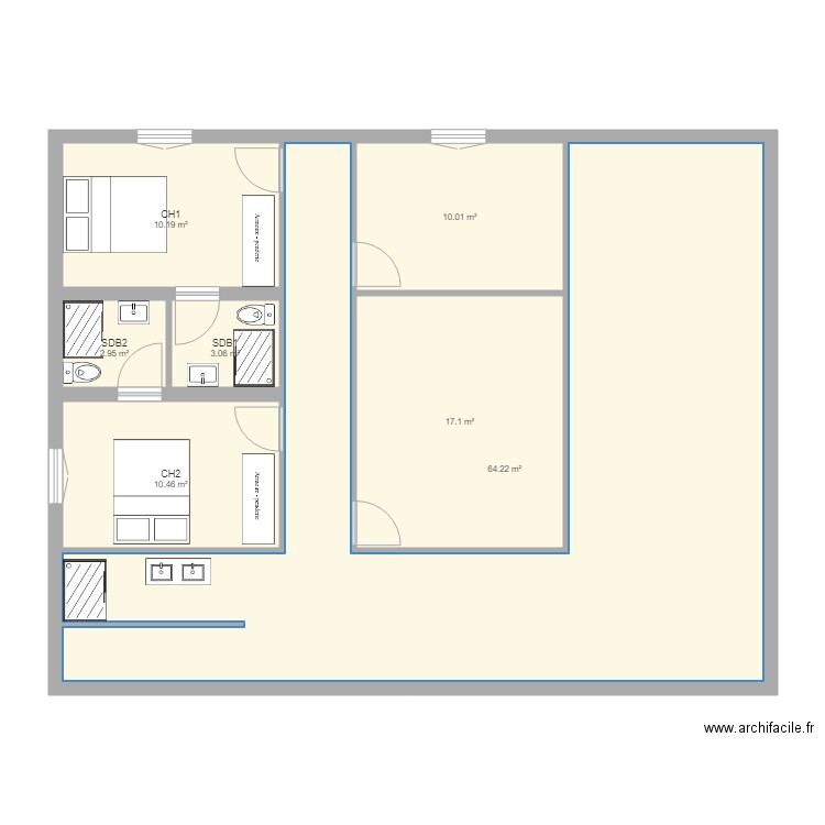 Home. Plan de 0 pièce et 0 m2