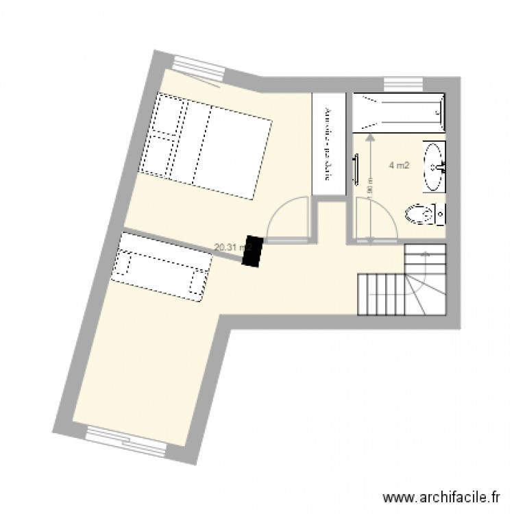 Muzelle. Plan de 0 pièce et 0 m2