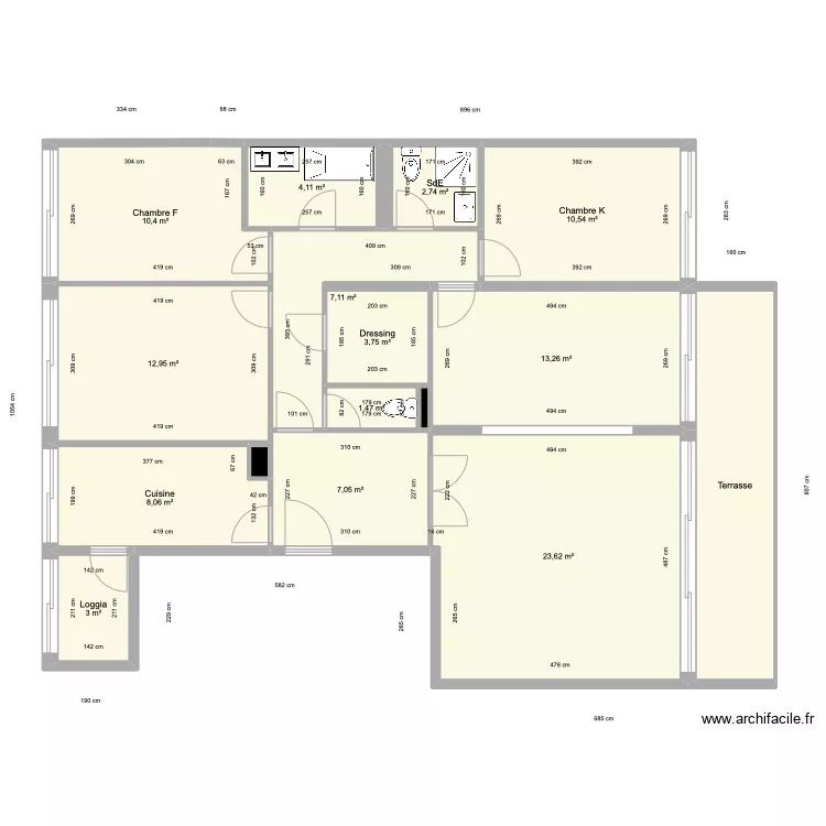 M&eacute;diterran&eacute;e vide. Plan de 