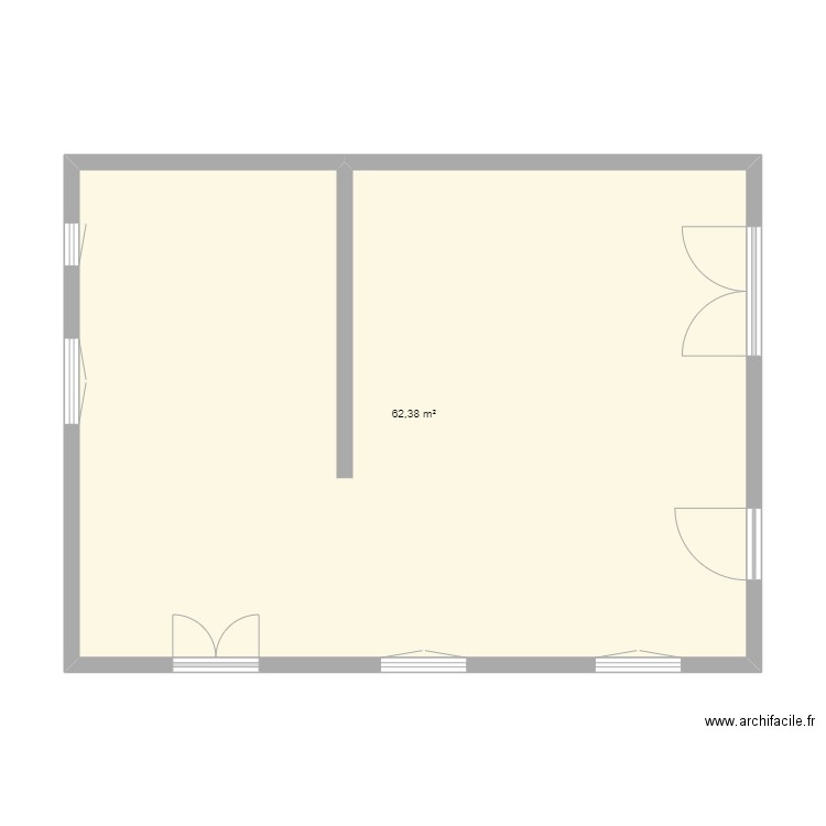 RDC Chatelard. Plan de 0 pièce et 0 m2
