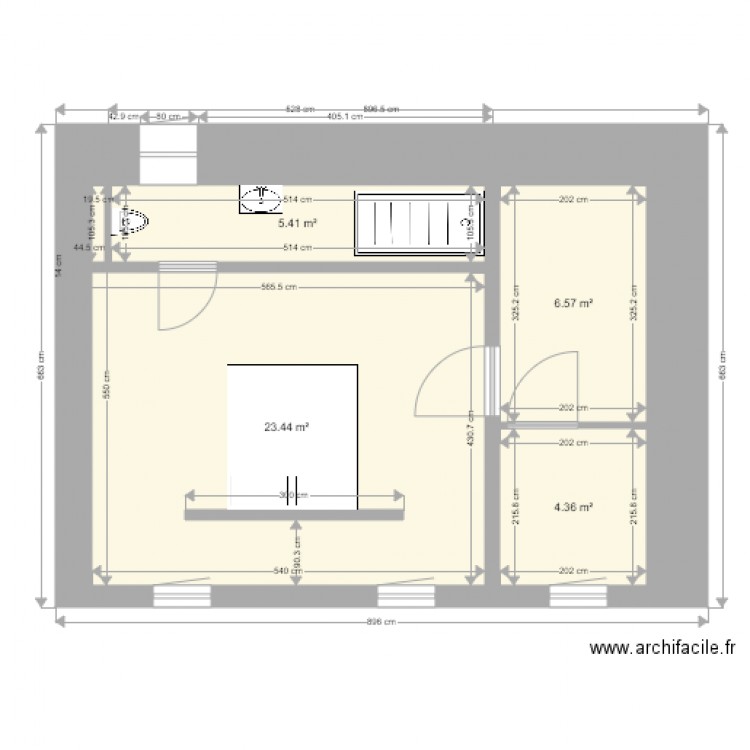 Grenier 1. Plan de 0 pièce et 0 m2