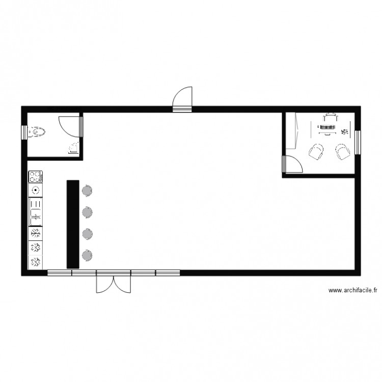 Club House Projet v5. Plan de 0 pièce et 0 m2