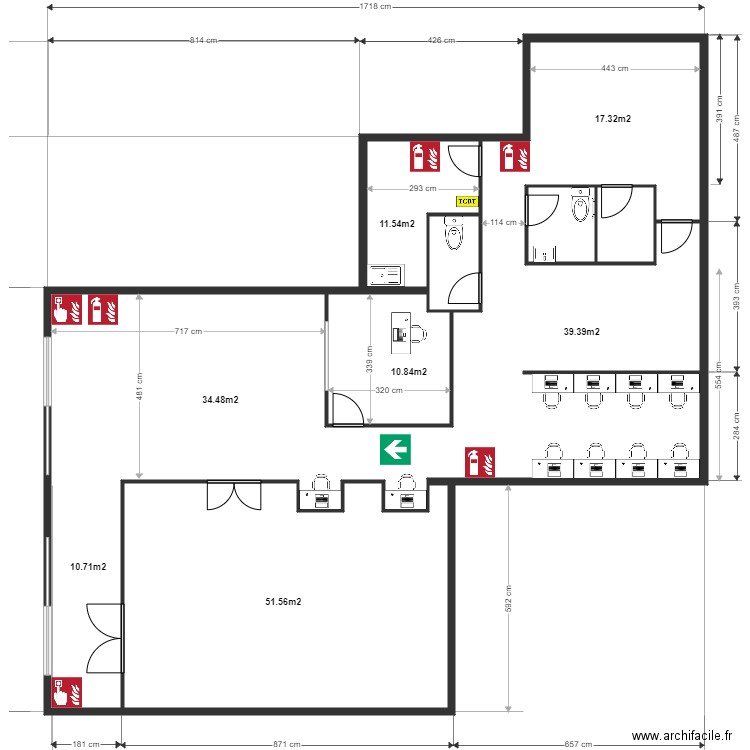 Greta Turcat Mery accès pompier. Plan de 0 pièce et 0 m2