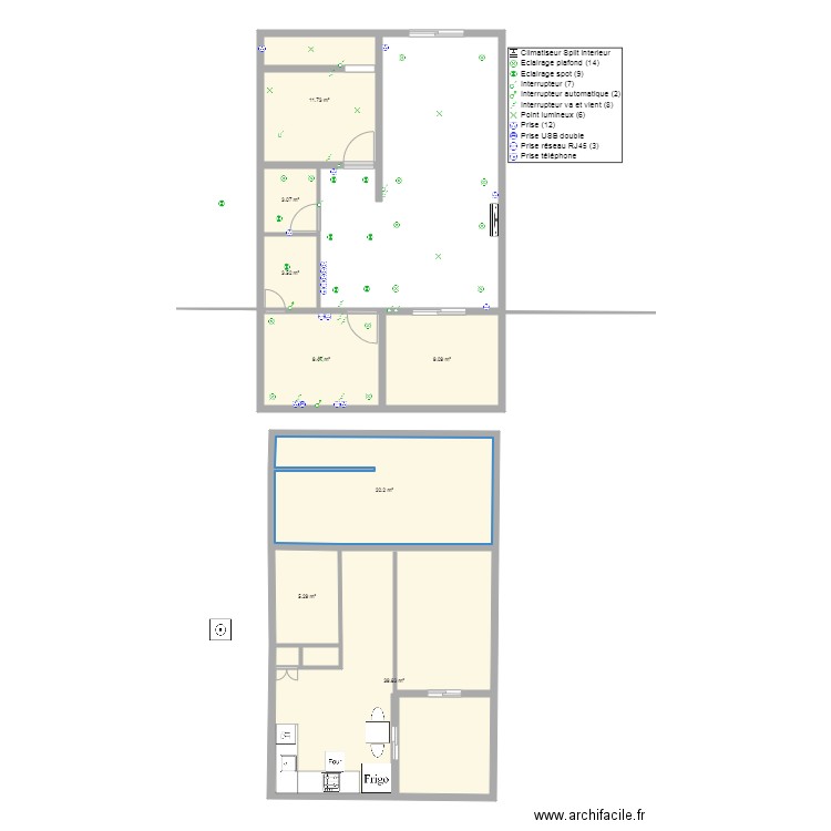 01 etage. Plan de 0 pièce et 0 m2