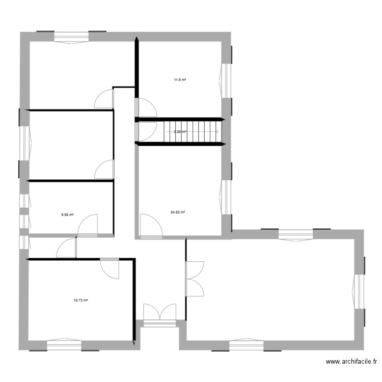 Maison Domarin. Plan de 0 pièce et 0 m2