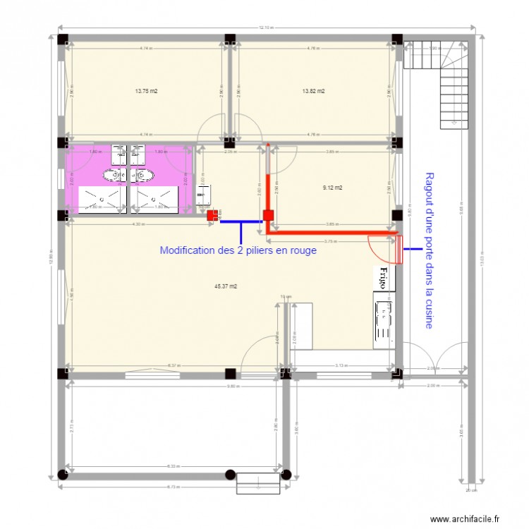 milli. Plan de 0 pièce et 0 m2