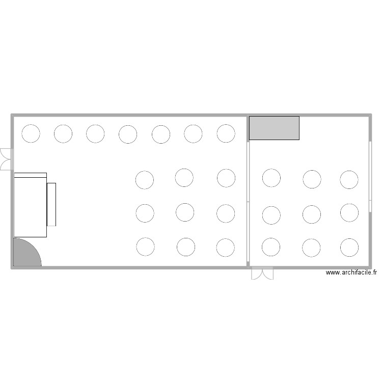 PLAN DE TABLE THEEPIKA ET DANY. Plan de 2 pièces et 370 m2