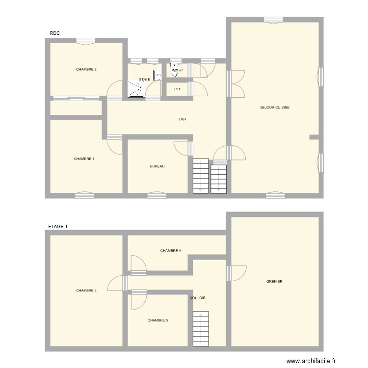 PASQUIGNON. Plan de 0 pièce et 0 m2