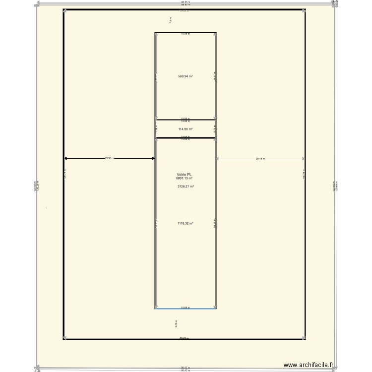 Calais. Plan de 0 pièce et 0 m2