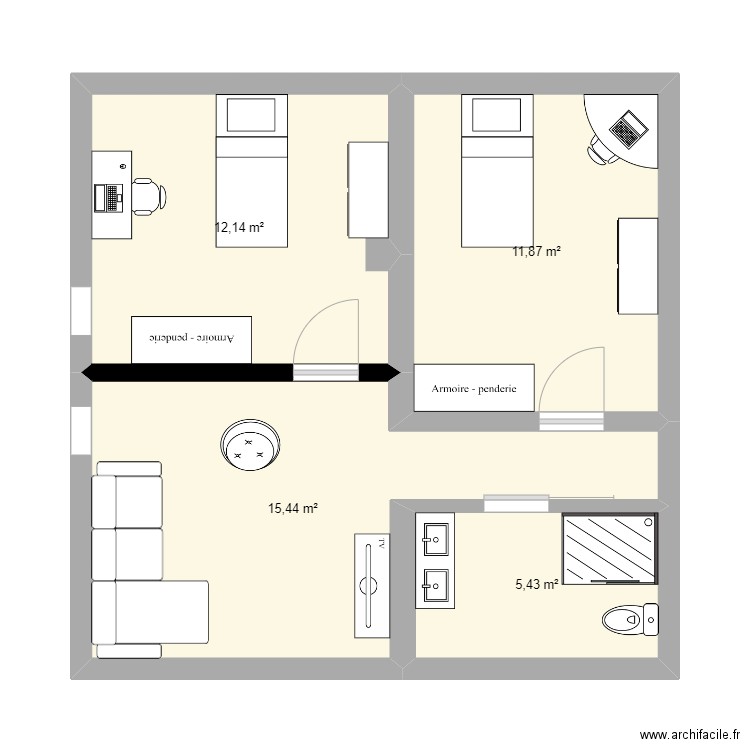 maison haut. Plan de 0 pièce et 0 m2