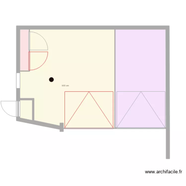 garage. Plan de 