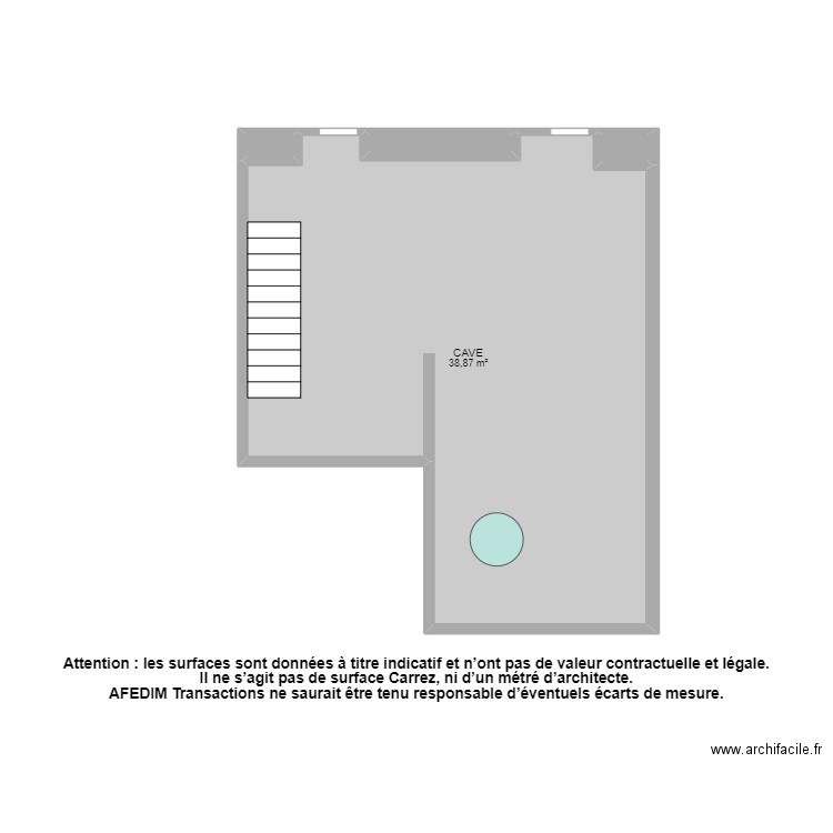 BI9840 SOUS SOL. Plan de 122 pièces et 1049 m2