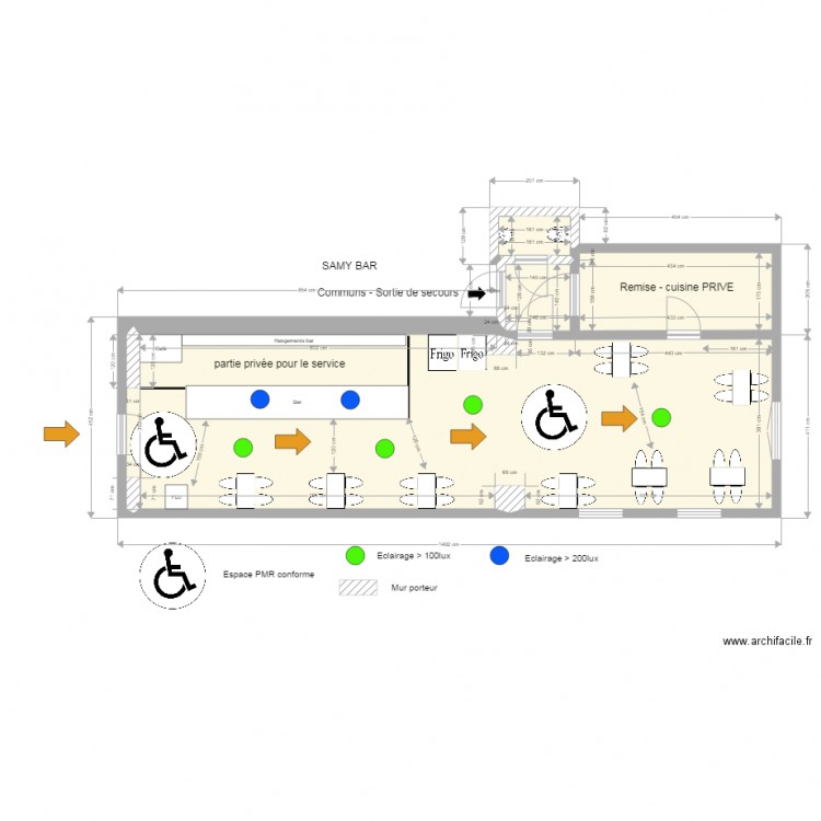 SAMY BAR. Plan de 0 pièce et 0 m2