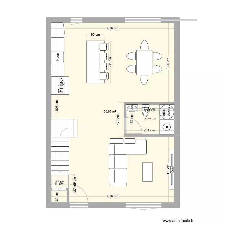 Jumel&eacute; l'archipel 30 x 20. Plan de 