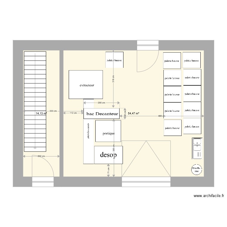 miellerie villecusson. Plan de 0 pièce et 0 m2