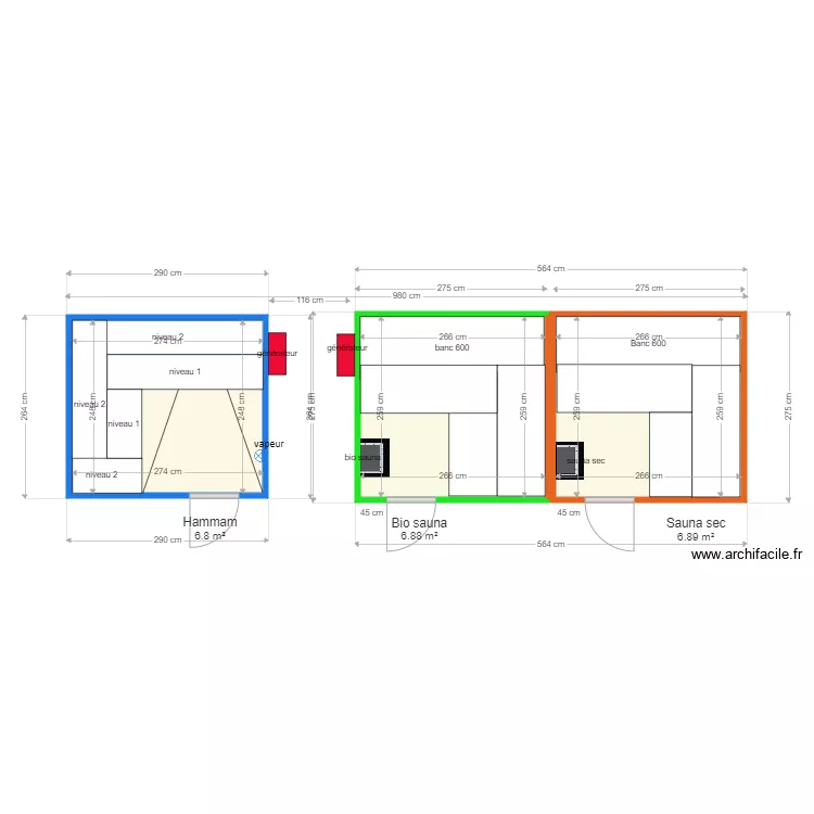 H&ocirc;tel viu. Plan de 