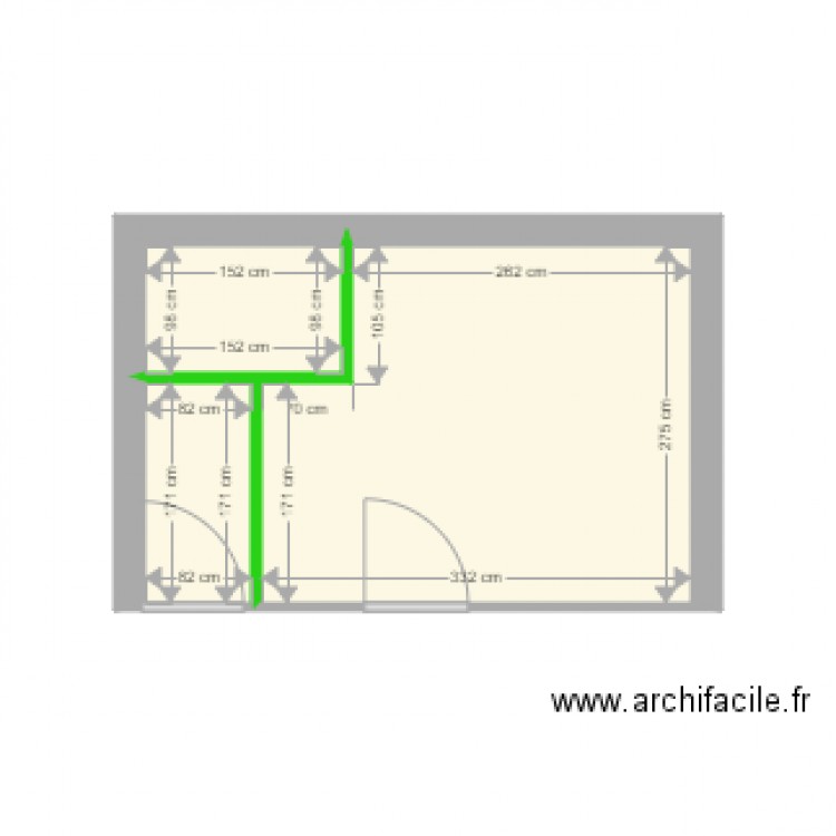 SdB étage. Plan de 0 pièce et 0 m2