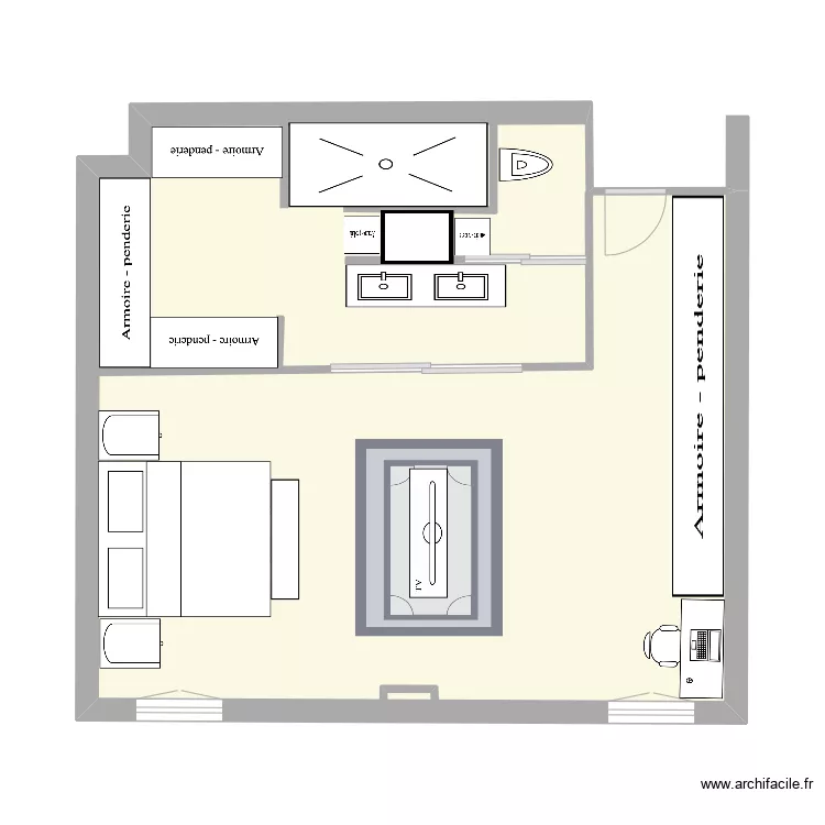 curra suite 1. Plan de 