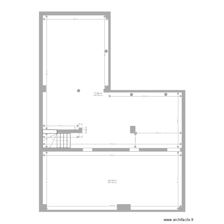 Arthur Groussier vide. Plan de 0 pièce et 0 m2