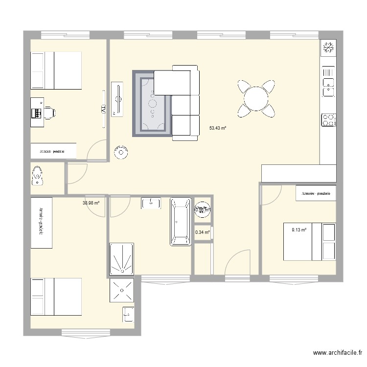 maison77410. Plan de 0 pièce et 0 m2