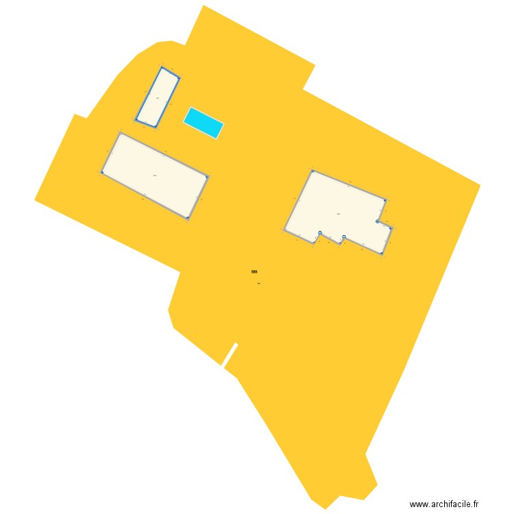 PISCINE July cadastral. Plan de 0 pièce et 0 m2