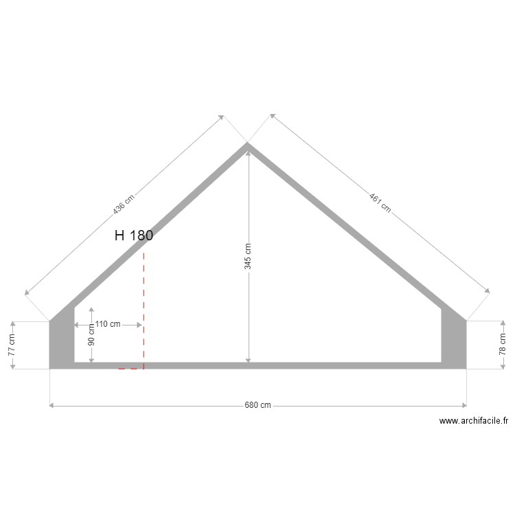 Coupe partie ancienne BOULY. Plan de 0 pièce et 0 m2