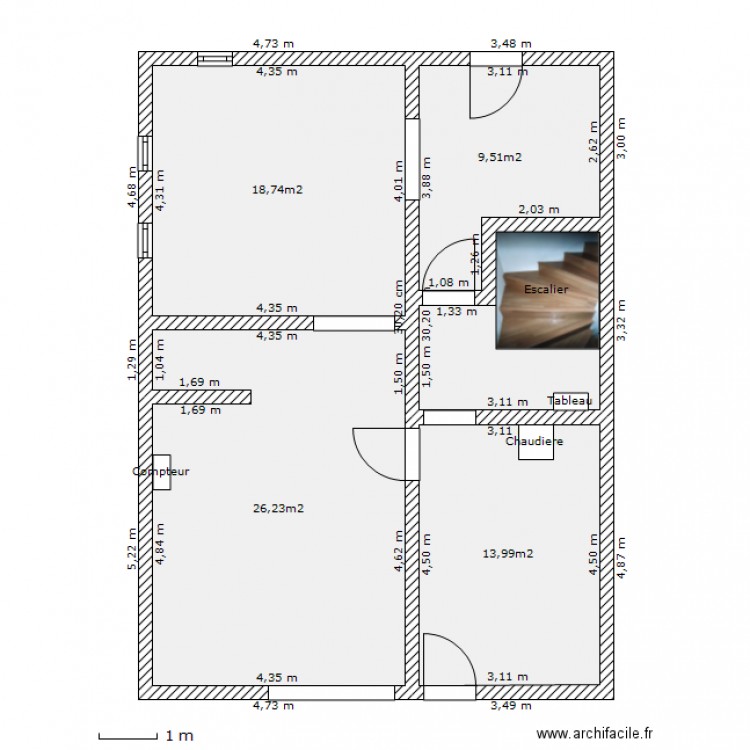 Sechet cave surface. Plan de 0 pièce et 0 m2