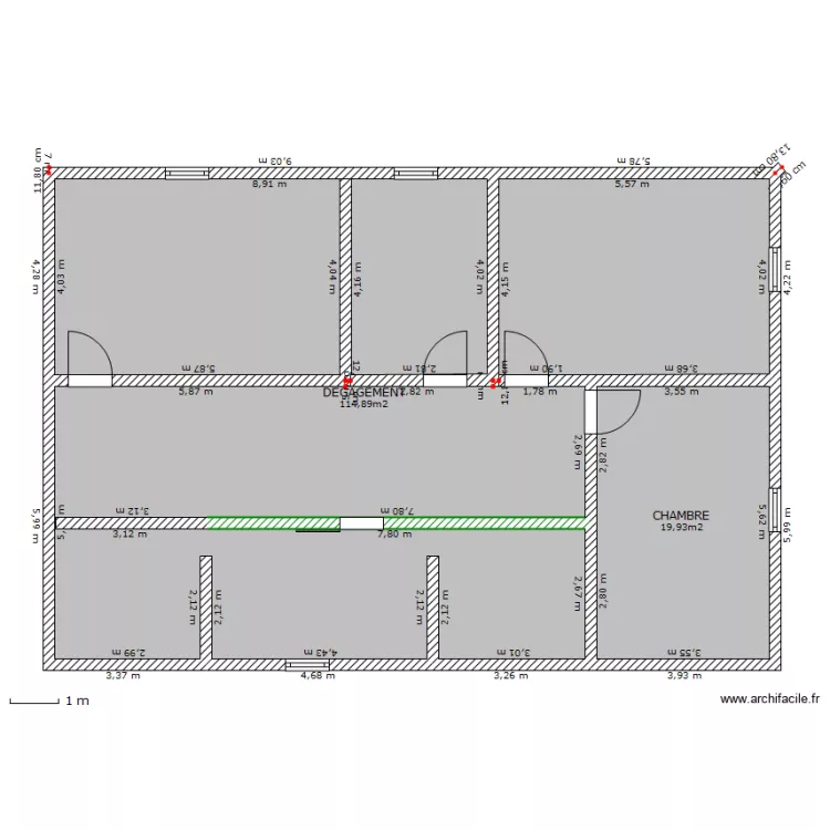 maison Joseph . Plan de 