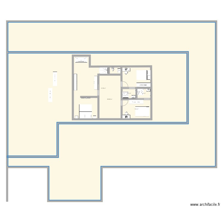 terrain 1. Plan de 0 pièce et 0 m2