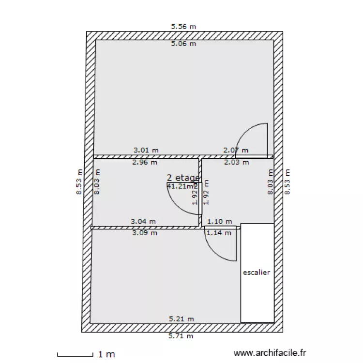 2 etage. Plan de 