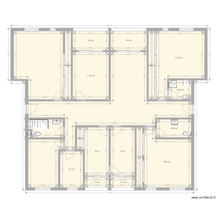 Provença. Plan de 0 pièce et 0 m2