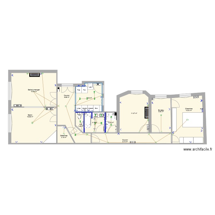 St Martin Septembre 02 électrique . Plan de 0 pièce et 0 m2