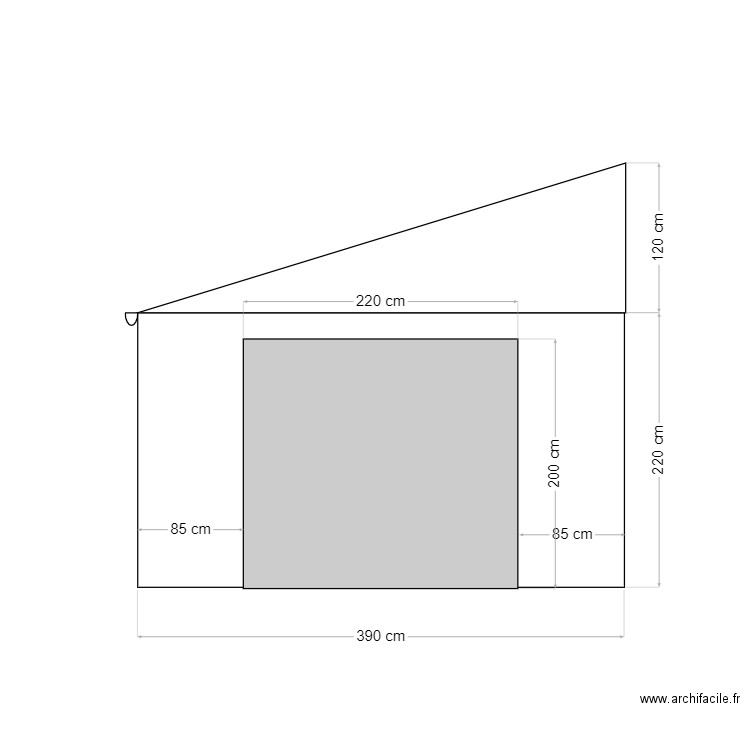 GARAGE MOULINAS FACE OUEST . Plan de 0 pièce et 0 m2