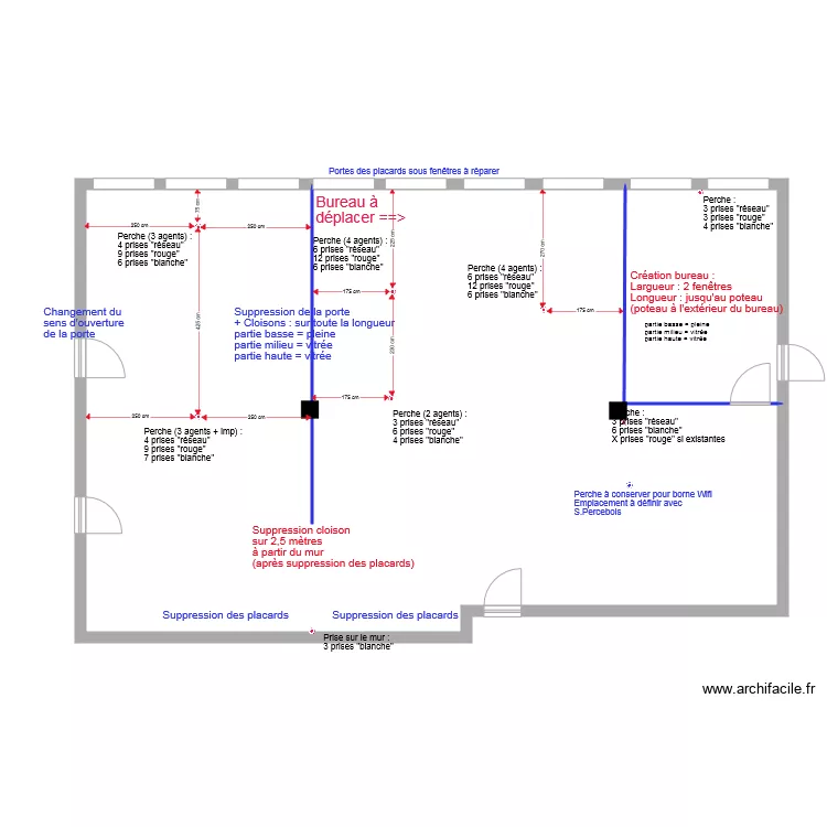 IMAGINER PCMA V98 TRAVAUX. Plan de 