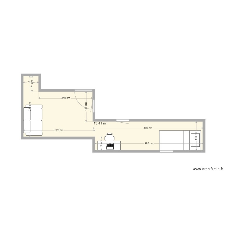 chambre simon. Plan de 0 pièce et 0 m2