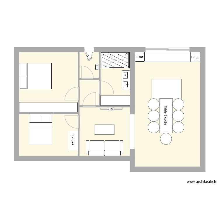 Midre1. Plan de 0 pièce et 0 m2