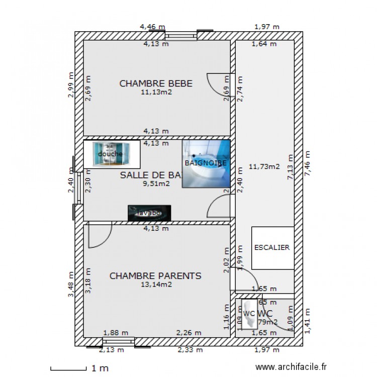 ETAGE VIZILLE AGANCEMENT. Plan de 0 pièce et 0 m2