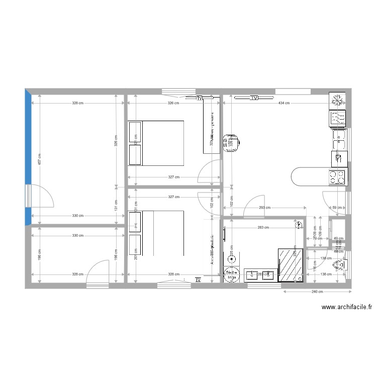 chalet clefcy 3. Plan de 0 pièce et 0 m2